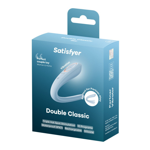 Вибратор для пар Satisfyer Double Classic