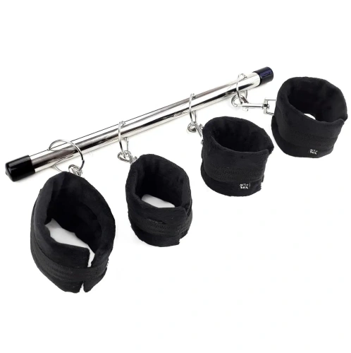 Art of Sex - Bondage Soft Touch BDSM Spreader - Колодка-распорка для рук и ног, (черный)