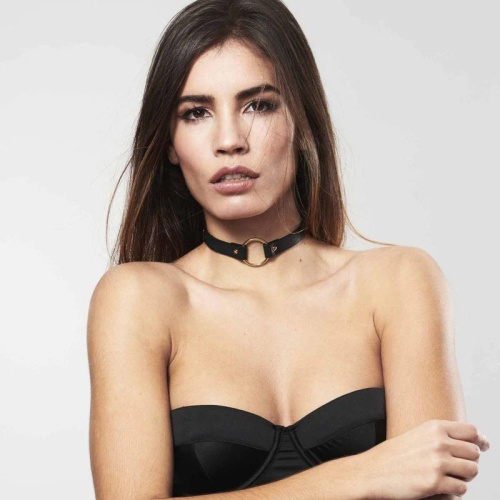 Bijoux Indiscrets MAZE Single Choker - чокер, (чорний) - купити в Києві, Україні