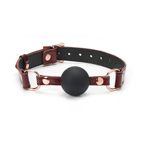 Силиконовый кляп Liebe Seele Wine Red Ball Gag