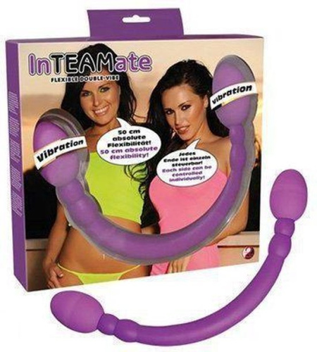 You 2 Toys - Paars - Вибратор двухсторонний, 50 см