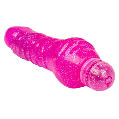 CalExotics Sparkle Shimmer Stud - вибромассажер, 14х4.5 см (розовый)