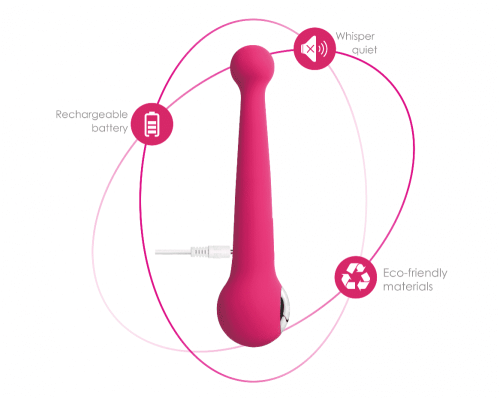 Svakom - Bonnie Dual Motor Vibrator вибромассажер, 19.9х4.8 см