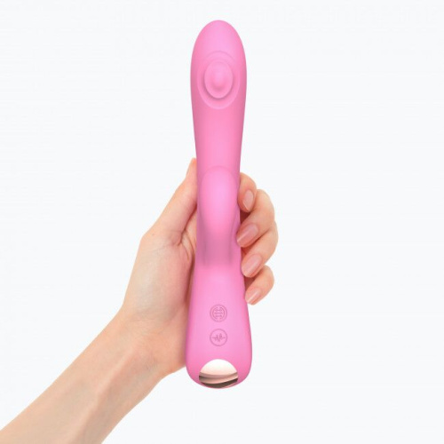 Love To Love Bunny & Clyde pink passion - Вибратор-кролик 22,5 см (розовый)