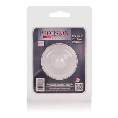 California Exotic Novelties Precision Pump Sleeve Smoke - запасная насадка для помпы, 6х7.5 см (белая)