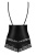 Obsessive 846-BAB-1 babydoll - коротенький бэби долл с кружевом, L/XL (чёрный) Obsessive 846-BAB-1 babydoll - коротенький бэби долл с кружевом, L/XL (чёрный)