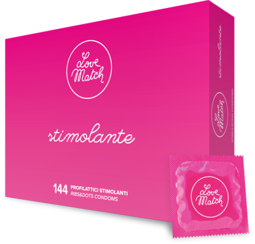 Love Match Stimolante (Ribs & Dots), 144 шт