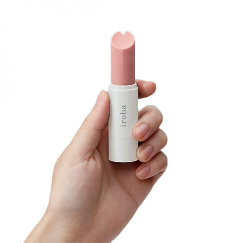 Iroha Stick White - вибратор-помада, 10х2.2 см (белый)