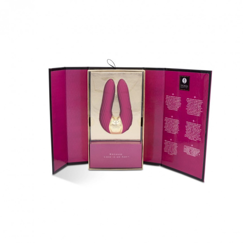 Shunga - Aiko Intimate Massager - Вібромасажер, 10.8х6.5 см (малиновий) - купити в Києві, Україні