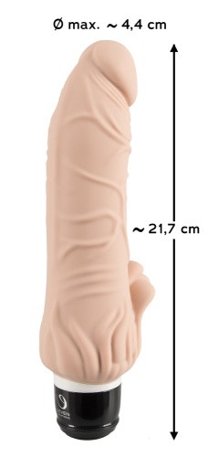 Orion - Classic Silicone # 4 Rechargeable - Вибратор реалистичный, 21.7х4.4 см