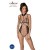 Passion - DOMINICA BODY - Сексуальний боді в горошок, XXL/XXXL (бежевий) - купити в Києві, Україні