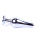 Boss Jewellery Silver Butt Plug Black - Анальна пробка з кристалом, 9,3х3 см (чорний) - купити в Києві, Україні