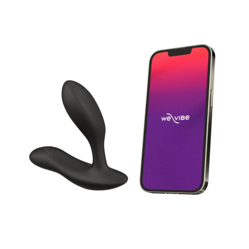 We-Vibe Vector + Лубрикант 50 мл- Масажер простати, 10.6х3 см (чорний) - купити в Києві, Україні