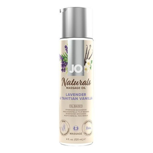 System JO - Naturals Massage Oil - Lavender & Vanilla - Масажна олія, 120 мл - купити в Києві, Україні