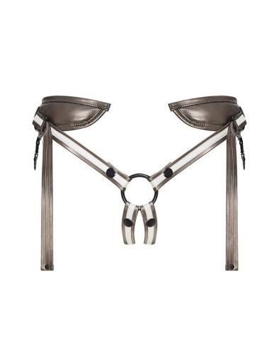 Strap-On-Me Leatherette Harness Desirous - трусы для страпона
