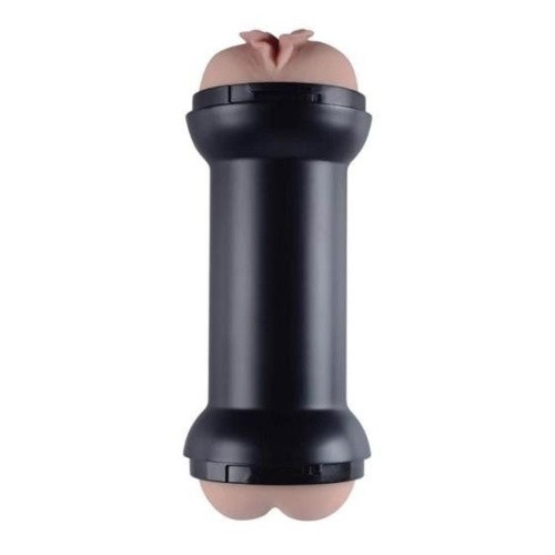 LoveToy Traning Master Double Side Stroker Pussy and Anus Flesh - Мастурбатор, 22 см (телесный)