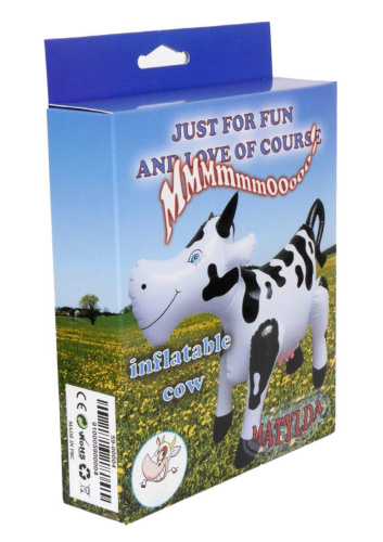 Boss Cow Matylda - Надувная секс кукла, 50 см (белый)