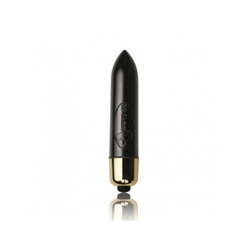 Rocks Off Petite Sensations Bubbles Black - анальный вибратор, 8.5х2.8 см (черный)