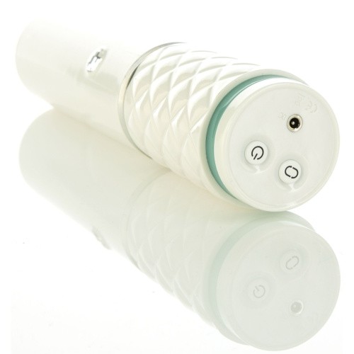 Pillow Talk Feisty Thrusting Vibrator Teal - Роскошный вибратор-пульсатор с присоской, 12.5х3.4 см. (голубой)