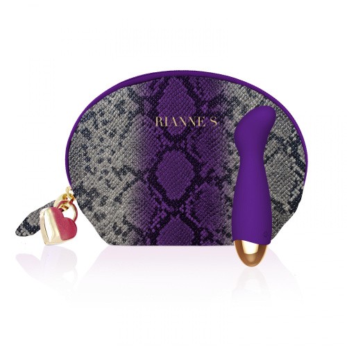 Rianne S: Boa Mini Purple - Вибратор для точки G, 10 режимов, 14х3.5 см (фиолетовый)