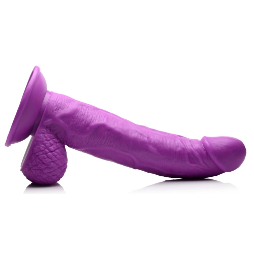 Pop Peckers 7.5" Dildo Purple - Фаллоимитатор, 21,5 см (фиолетовый)