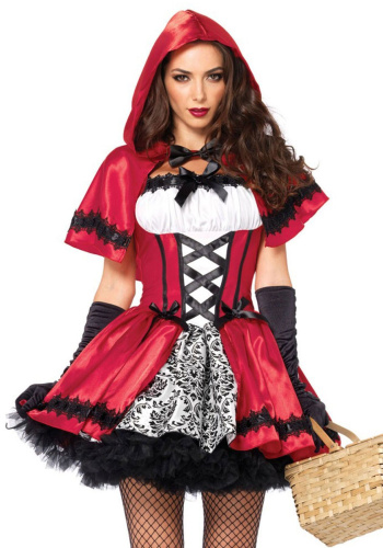 Эротический костюм Красной шапочки Leg Avenue Gothic Red Riding Hood, L