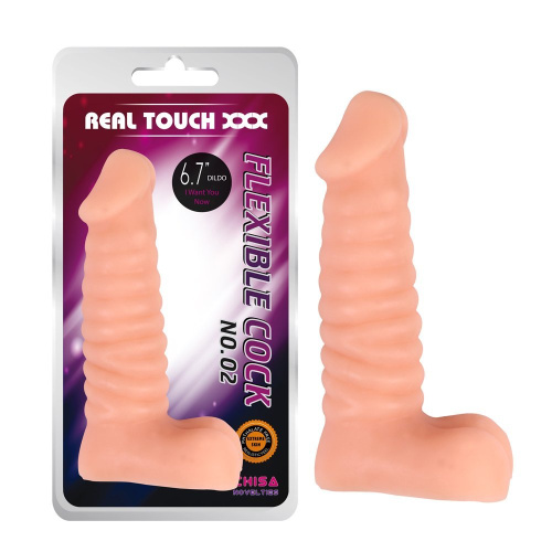 Chisa - Real Touch XXX 6.7 "Flexible Cock No.02 - Фаллоимитатор, 16.5х4 см