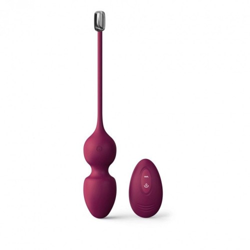 Dorcel Love Balls - Вагинальные шарики с вибрацией, 3.5 см (слива)