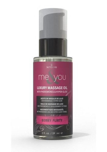 Массажное масло Sensuva Me&You - Berry Flirty (Wild Berries), 59 мл