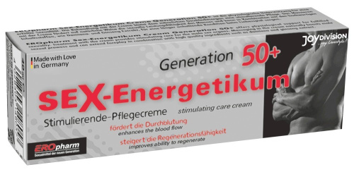 Возбуждающий крем для мужчин 50+ Eropharm Sexenergy Cream, 40 мл