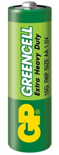 GP Greencell - Пальчикова батарея АА (15G, R6P, 1.5V), 1 шт - купити в Києві, Україні