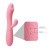 Pretty Love Snappy Vibrator Flesh - перезаряжаемый вибратор-кролик, 19.5х3.2 см (розовый)