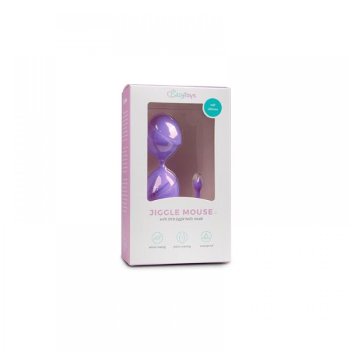 EasyToys Jiggle Mouse - Вагинальные шарики, 19,5 см (фиолетовый)