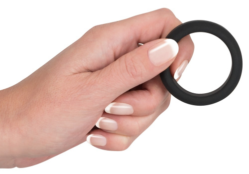 Black Velvets Cock Ring - Эрекционное кольцо, 3.8 см (черный)