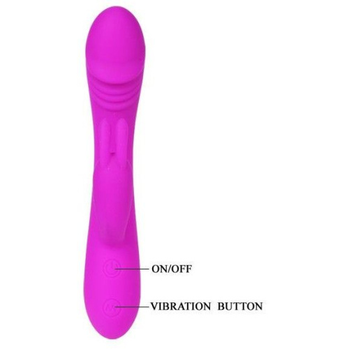 Pretty Love - HUNTER vibrator pink - Вибратор-кролик, 17 см (розовый)