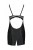 Passion Loona Chemise бэби-долл из эко-кожи и кружева, S/M (чёрный) Passion Loona Chemise бэби-долл из эко-кожи и кружева, S/M (чёрный)