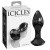 Pipedream Icicles N 78 - стеклянная анальная пробка, 7,3х3 см (черный) Pipedream Icicles N 78 - стеклянная анальная пробка, 7,3х3 см (черный)