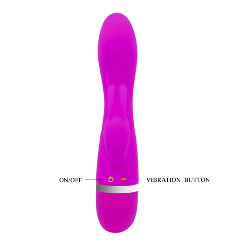 Pretty Love Freda Vibrator - Многоскоростной вибратор-кролик, 18.9х3.4 см (фиолетовый)