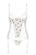 Passion - Lovelia Corset - Сексуальный корсет, S/M (белый) Passion - Lovelia Corset - Сексуальный корсет, S/M (белый)