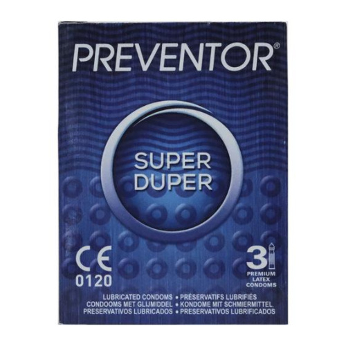 Preventor Super Duper, 3 шт (ваниль)
