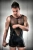 Passion 016 Set - Комплект белья: шортики под латекс и полупрозрачная маечка, L/XL (чёрный) Passion 016 Set - Комплект белья: шортики под латекс и полупрозрачная маечка, L/XL (чёрный)