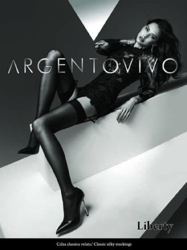 Сексуальные чулки Argento Vivo Liberti  (4 L cognac)