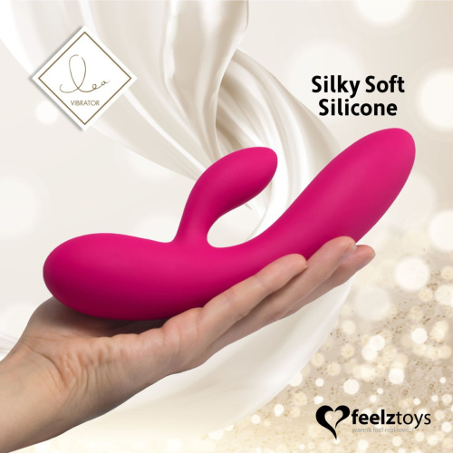 FeelzToys Lea Vibrator - Вибратор-кролик, 20,2 см (розовый)