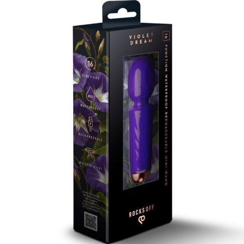Вибромассажер Rocks Off Mini Wand Violet Dream