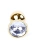 Металлическая анальная пробка с кристаллом Boss Jewellery Gold Металлическая анальная пробка с кристаллом Boss Jewellery Gold