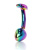 Анальная пробка B-Series Jewellery Multicolour Curved Plug, L