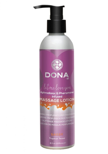 Dona Massage Lotion Tropical Tease - Массажный лосьон, 235 мл