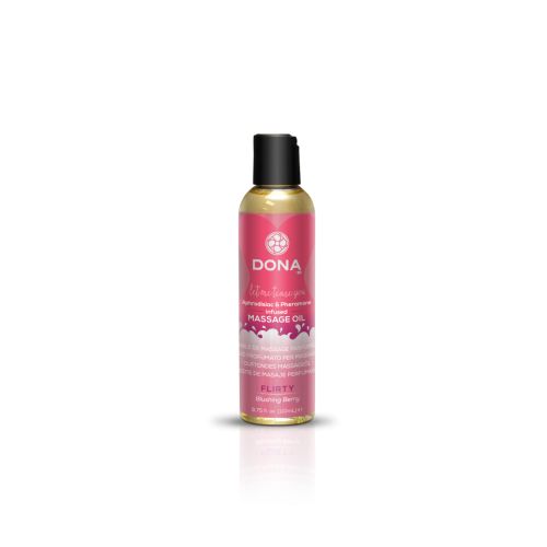 Массажное масло с ароматом ягод Dona Massage Oil Blushing Berry, 110 мл