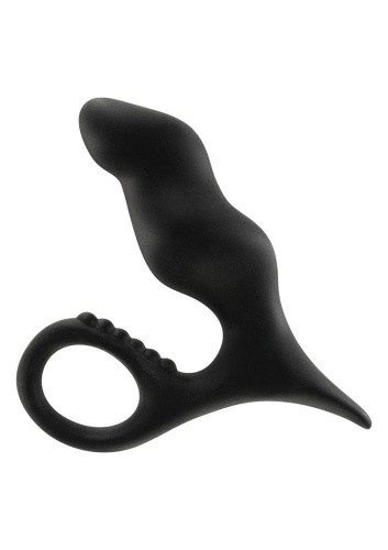 Анальная пробка Bum Buster Black, 7,5х3 см