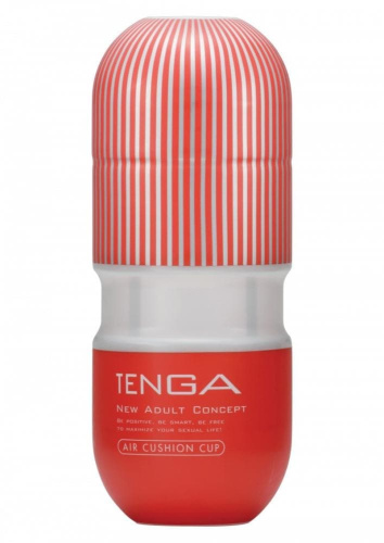 Tenga Air Cushion Cup - Мастурбатор с воздушными камерами, 16.5х4,5 см (белый)